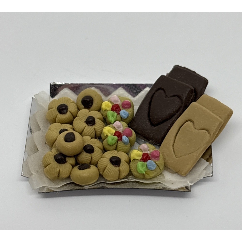 Adorable Dollhouse Cookie Tray 1:12 Scale Imaginary Dollhouse Play Miniature‎